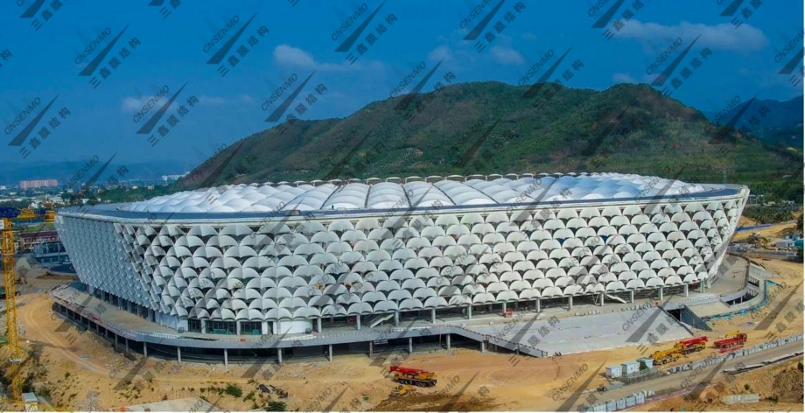  第十二届全国少数民族传统体育运动会开幕式主场馆三亚市体育中心全新亮相